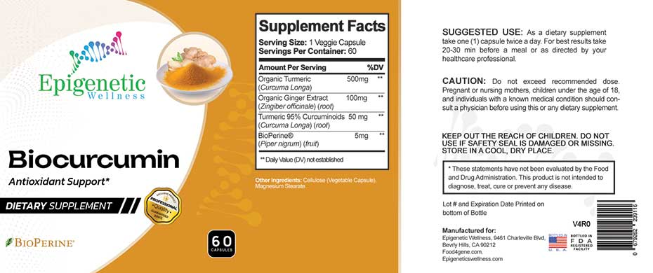 EPIGENETIC · Biocurcumin + Gingrol