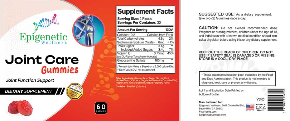 EPIGENETICS · Joint Care (Gummies)