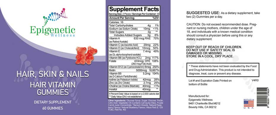 EPIGENETICS · Metaboloepigenetic Hair Nail and Skin