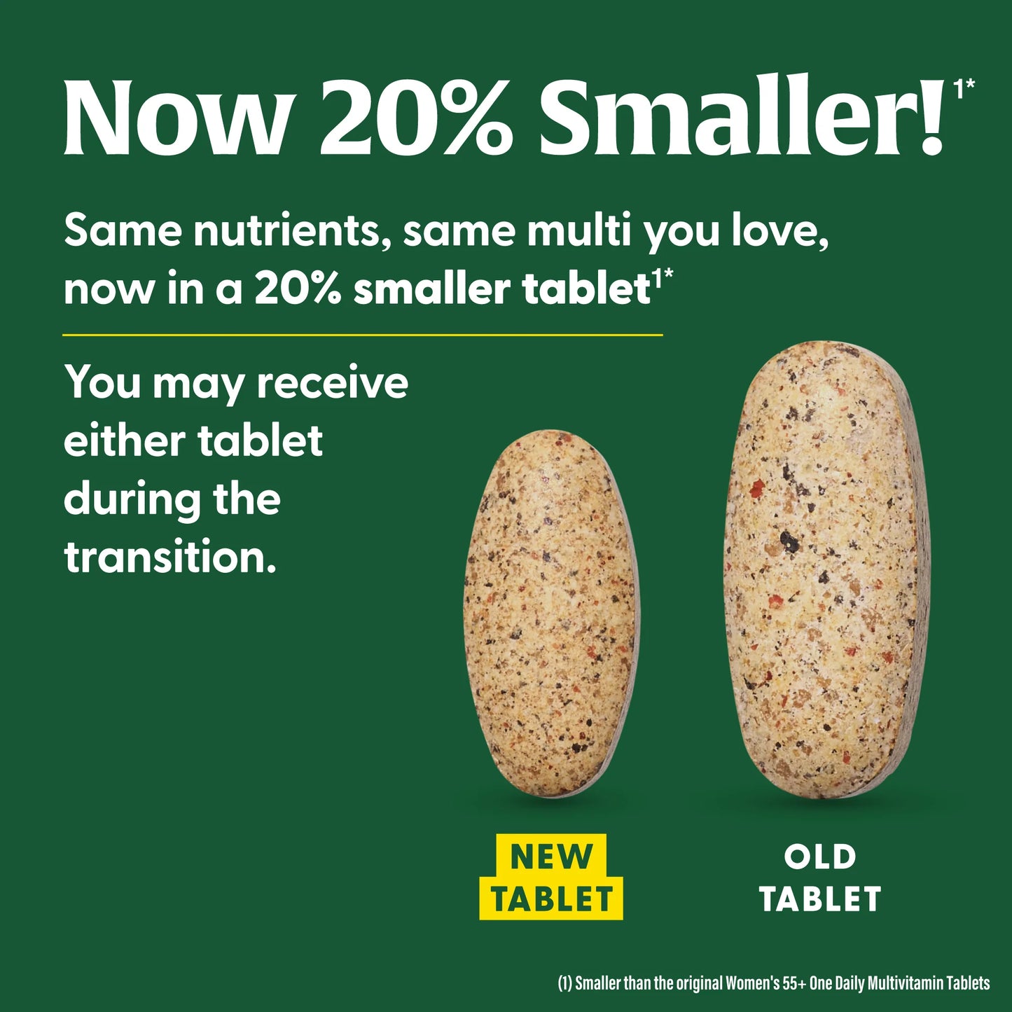 MEGAFOOD · Women of 55 on Daily Multivitamin