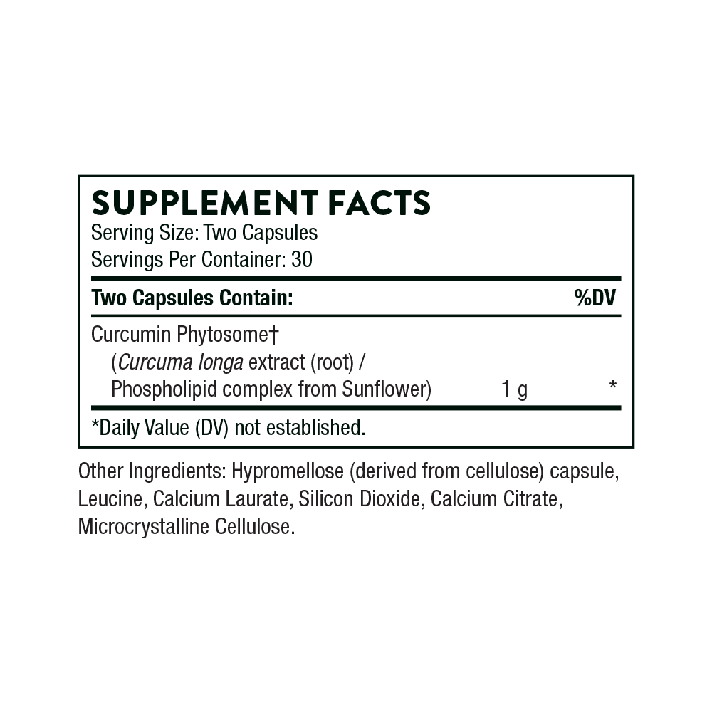 Thorne Curcumin Phytosome 60s