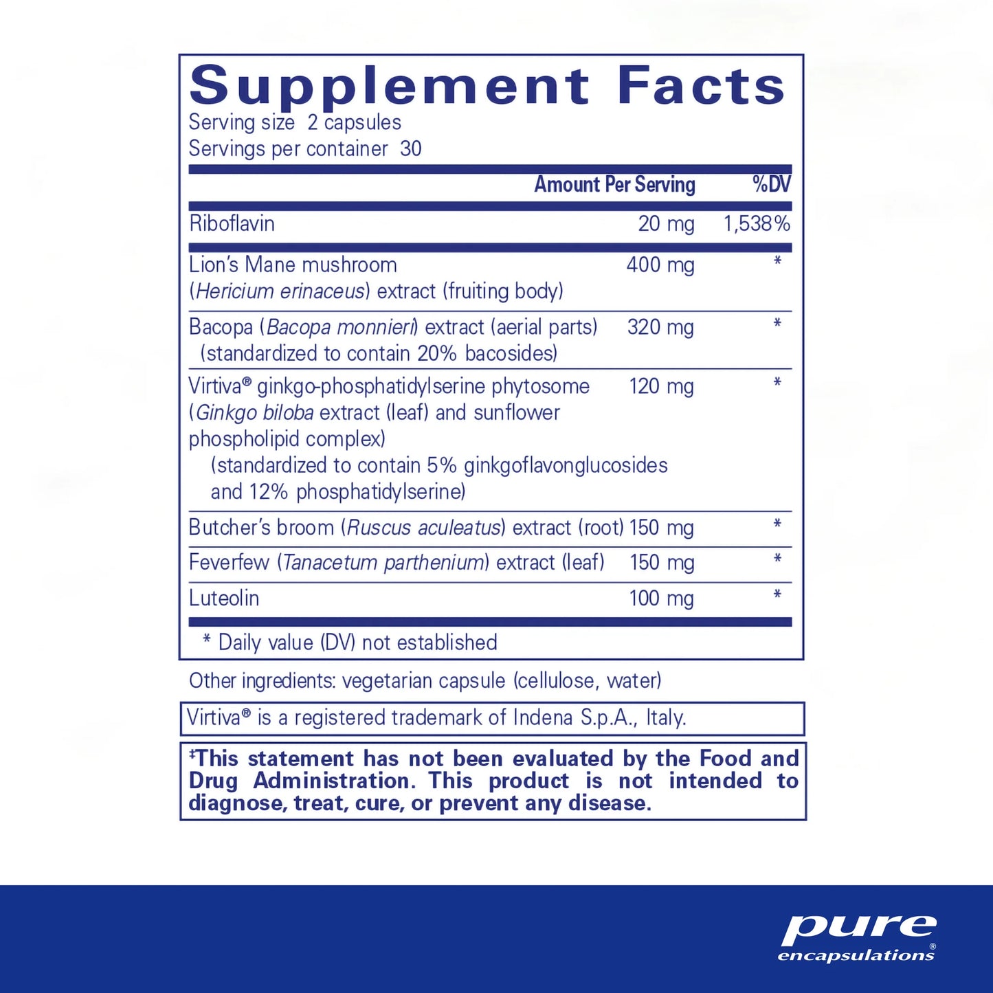 Pure Encapsulations - Brain Reset