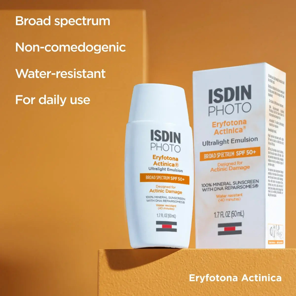 ISDIN Eryfotona Actinica 1.7 FL OZ (Ultralight mineral sunscreen SPF 50+)