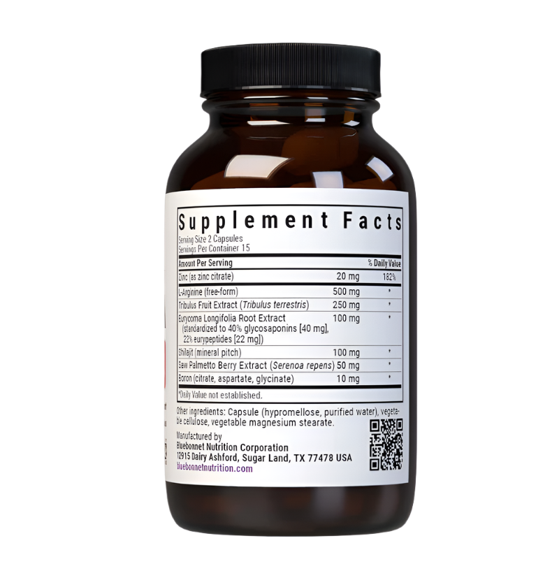 BLUEBONNET Intimate Essentials for Him TESTOSTERONE & LIBIDO BOOST