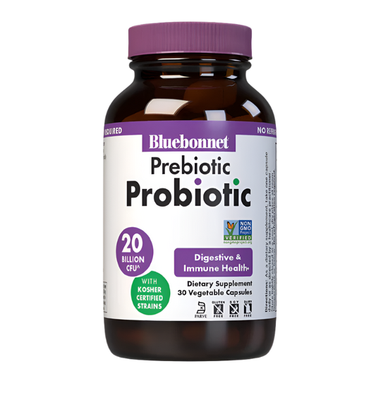 BLUEBONNET PREBIOTIC PROBIOTIC 20 Billion CFU