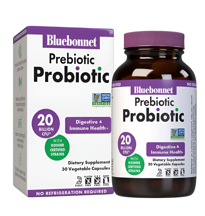 BLUEBONNET PREBIOTIC PROBIOTIC 20 Billion CFU