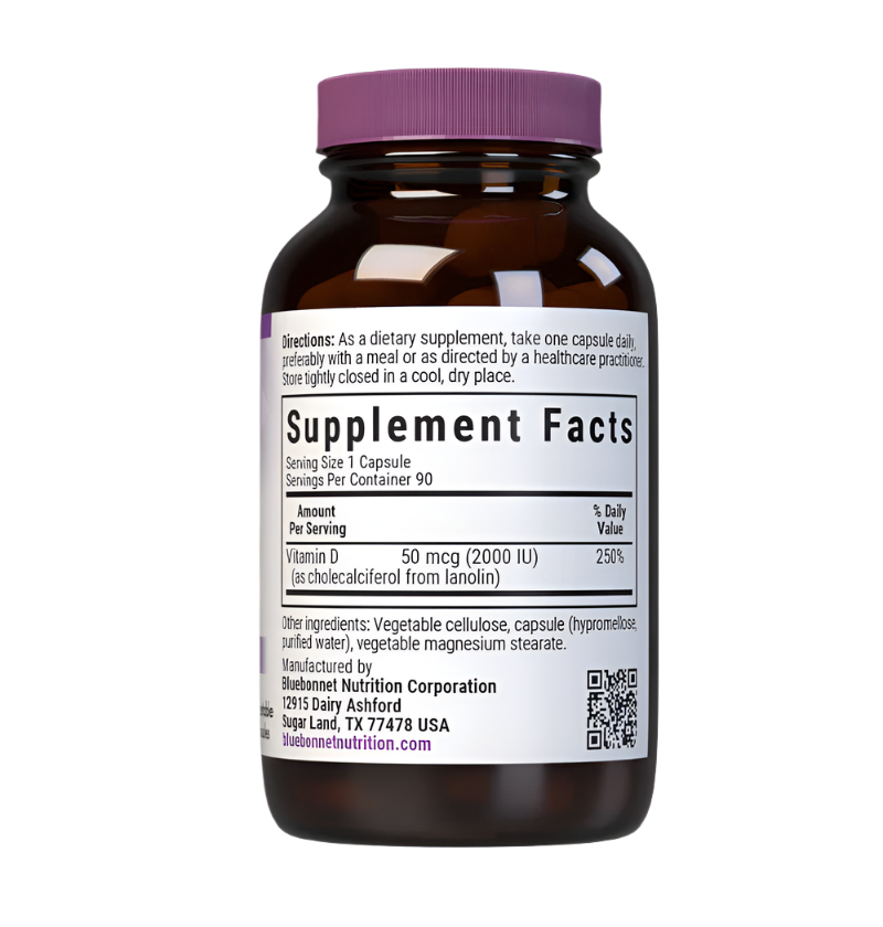 BLUEBONNET Vitamin D3 200IU 90s